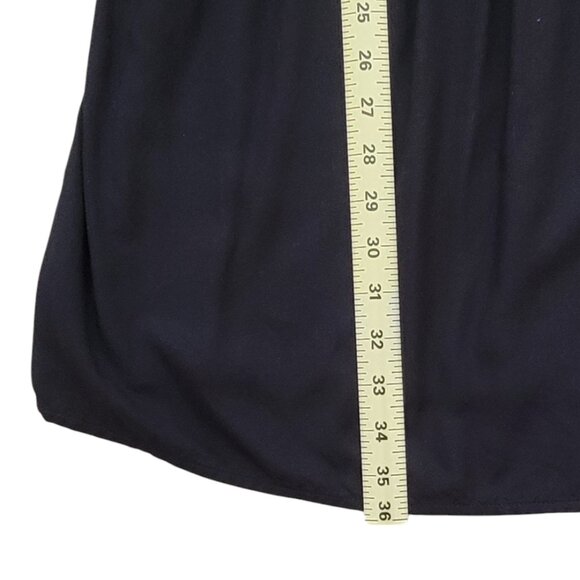 beachlunchlounge Peasant Embroidered Black Boho Mini Dress Size M - Picture 15 of 16